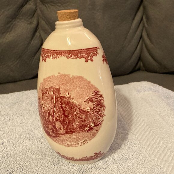 VTG 2003 Johnson Brothers Pink Vase or Decanter-Farnham Castle Pictured-6" H-EUC - Picture 7 of 9